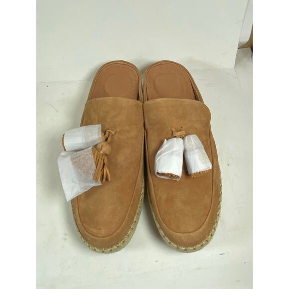 Kenneth Cole Gentle Souls Rory Leather Espadrilles Brown BRAND NEW Women's 9M - Picture 1 of 12